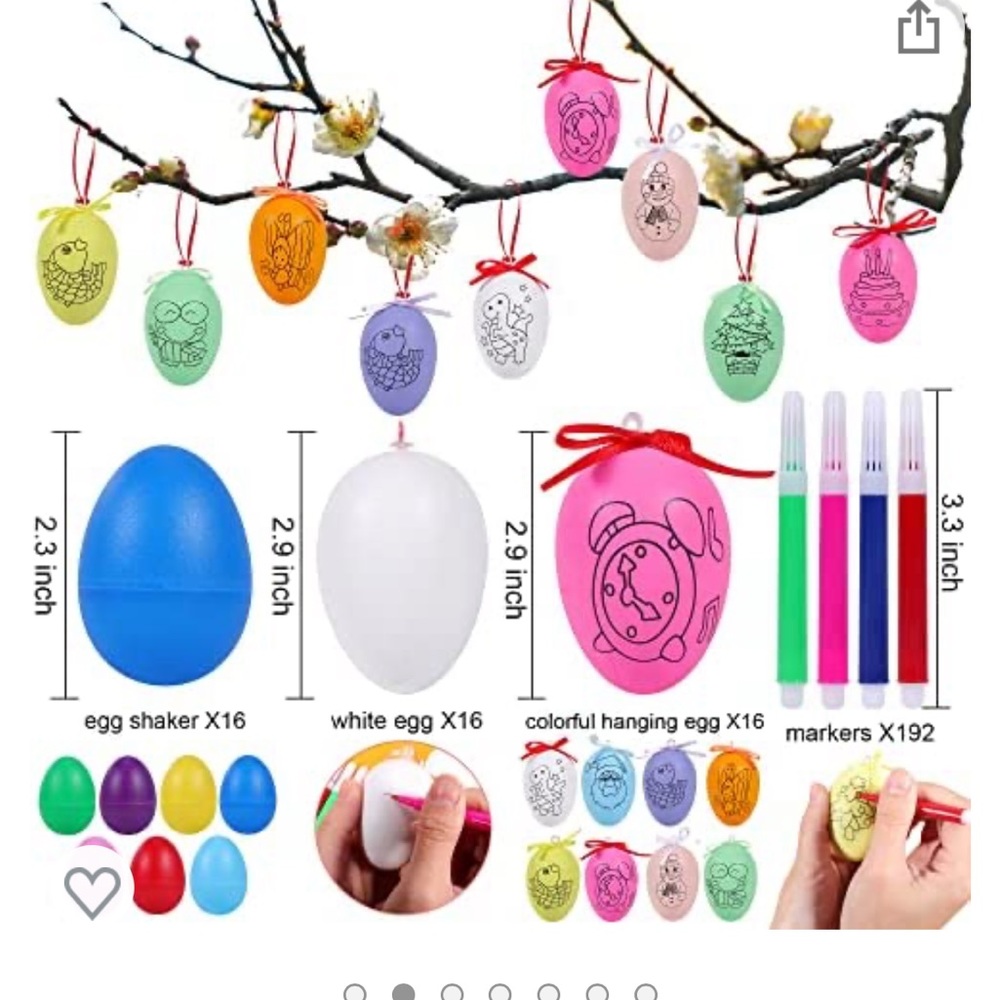 Hanging DIY Easter egg kit